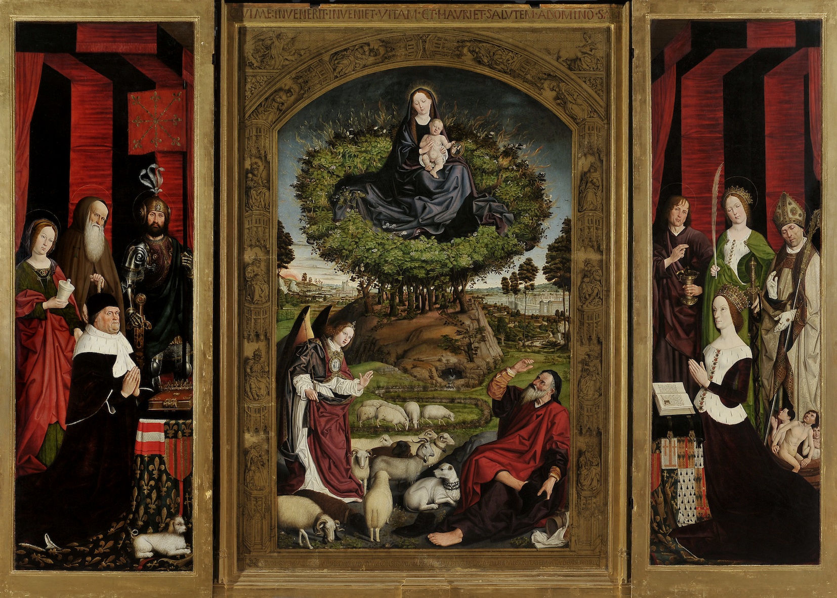 Triptyque du Buisson Ardent